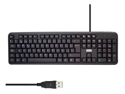 Teclado Alambrico Fc-530 Usb Español Qwerty Resistente Agua