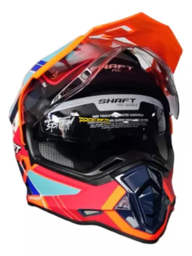 Casco para Moto Shaft Pro Mx370dv Multipropósito Dhuko Certificado - Velocity Savage