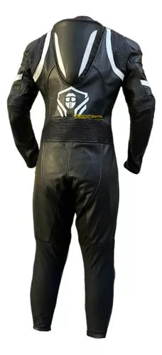 Mono Traje En Cuero Con Protecciones - Velocity Savage