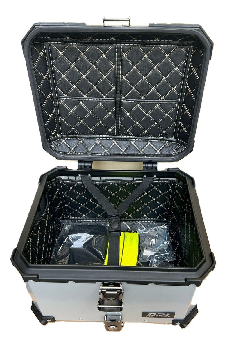 Maletero Adventure 45lt Gris Aluminio Desmontable