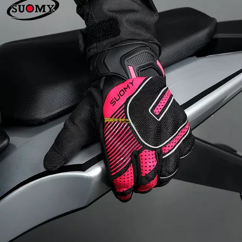 Guantes Táctiles Con Protección Reflectivo Suomy - Velocity Savage