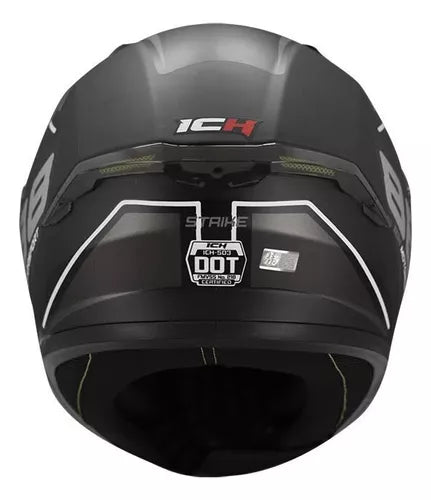 Casco Ich Integral 503 Sp Certificado Negro Mate - Velocity Savage