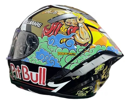 Casco Xtrong 326 Sh Con Aleron Tipo Pista - Velocity Savage