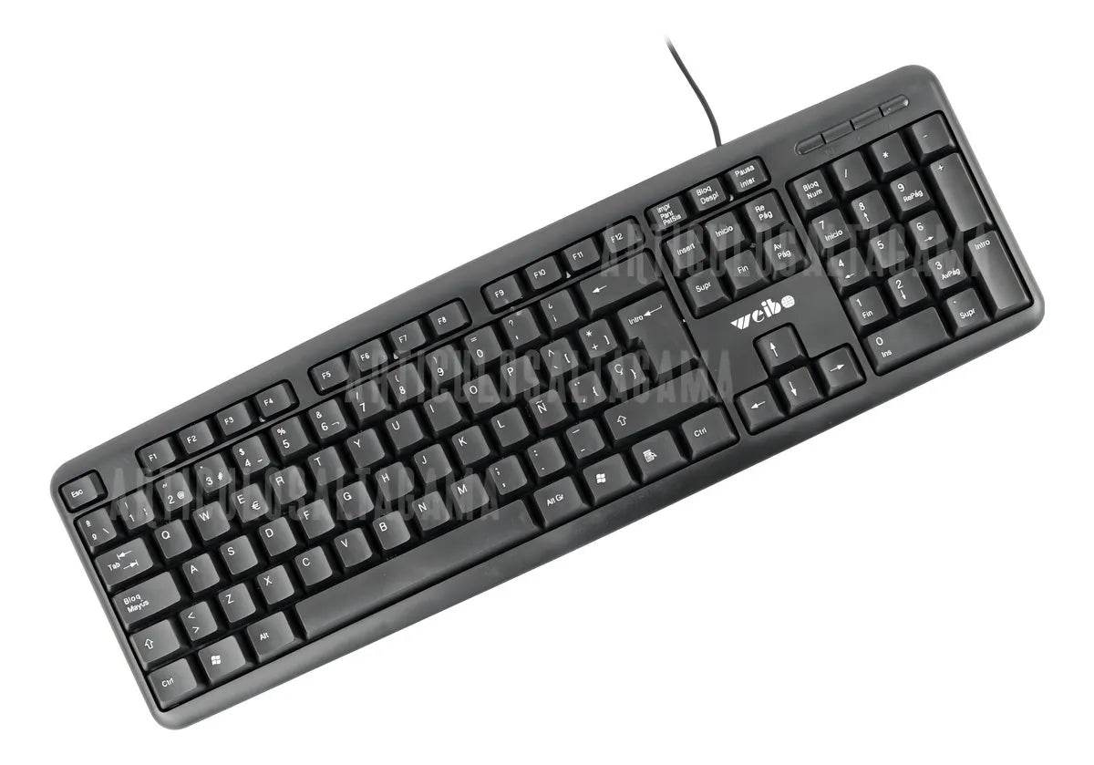 Teclado Alambrico Fc-530 Usb Español Qwerty Resistente Agua