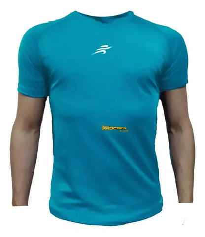 Camiseta Deportiva Slim Fit Manga Corta Gym Lycra Fria Uv - Velocity Savage