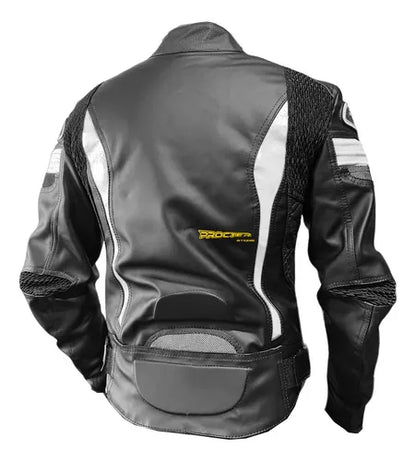 Chaqueta De Protecciones Removibles Cuero Tex - Velocity Savage