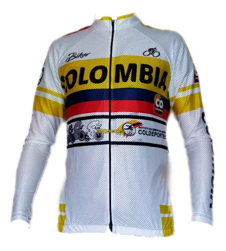 Jersey Ciclismo Maillot Manga Larga Ruta Mtb Colombia Camisa - Velocity Savage