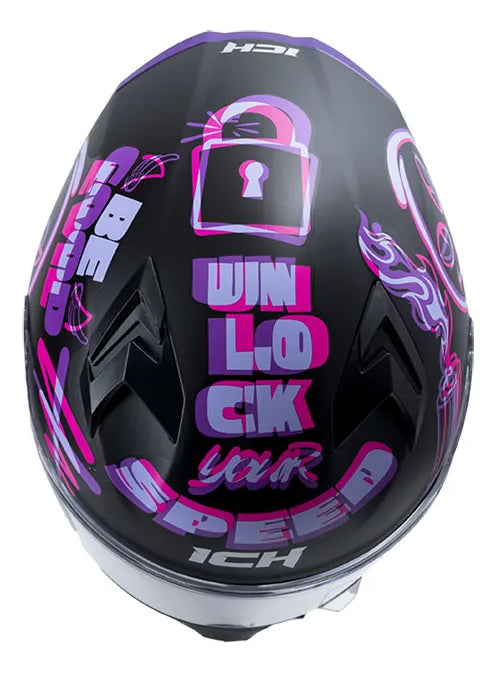 Casco Ich Integral 503 Sp Certificado Negro Mate