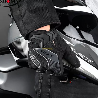 Guantes Táctiles Con Protección Reflectivo Suomy - Velocity Savage