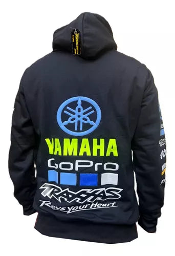 Buzo Hoodie Motero Buzo Con Capota Ktm Pulsar Honda - Velocity Savage