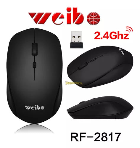 Mouse Inalambrico Usb Raton Weibo Alta Precisión Oficina - Velocity Savage