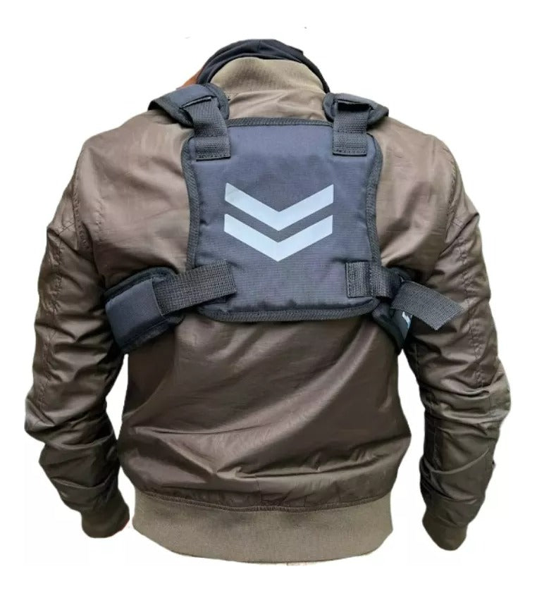 Pechera Moto Cangurera Porta Celular Multiusos - Precio - Envio gratis