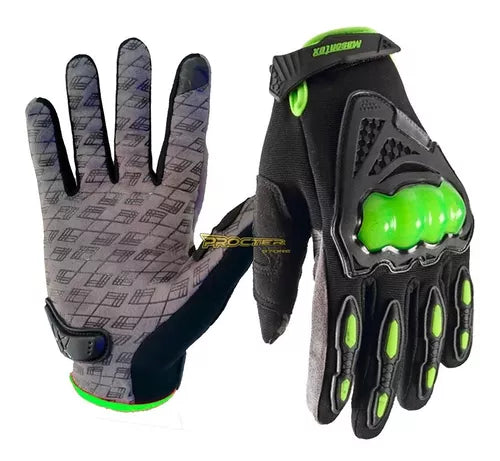 Guantes Moto Proteccion Nudillos Y Palma Forro Suave - Velocity Savage