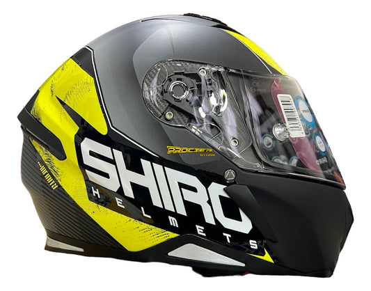 Casco Shiro 890 Integral Certificado Amarillo SH M