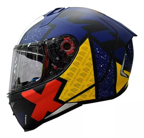 Casco Moto Mt Revenge 2 Certificado Negro Mate - Brillante - Velocity Savage