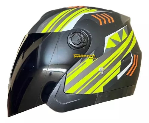 Casco Abierto Tipo Jet Con Gafas Visor Humo - Velocity Savage