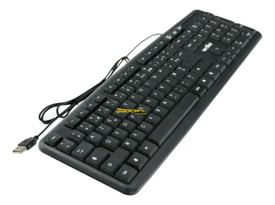 Teclado Alambrico Fc-530 Usb Español Qwerty Resistente Agua