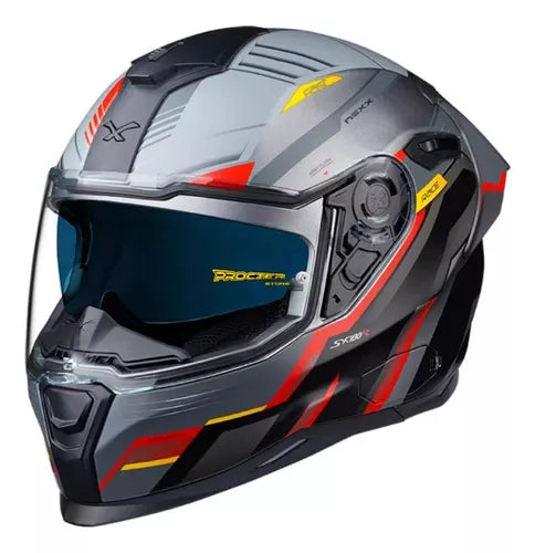 Casco Integral Nexx Sx.100 R Gridline Certificado - Velocity Savage