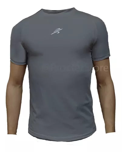 Camiseta Deportiva Slim Fit Manga Corta Gym Lycra Fria Uv - Velocity Savage