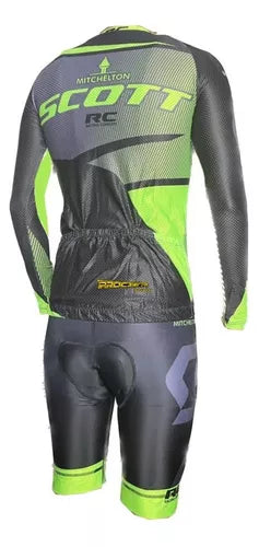 Uniforme De Ciclismo Conjunto Manga Larga - Velocity Savage