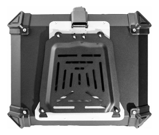 Maletero Adventure 45lt Gris Aluminio Desmontable