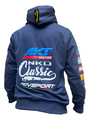 Buzo Hoodie Motero Buzo Con Capota Ktm Pulsar Honda - Velocity Savage