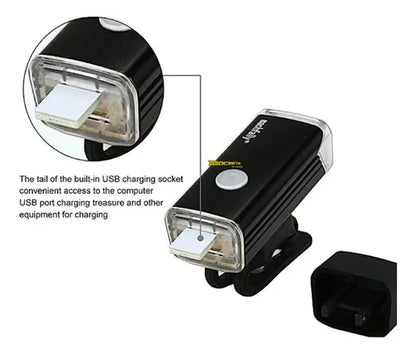 Luz Recargable USB En Aluminio Machfally 180 Lumens - Velocity Savage