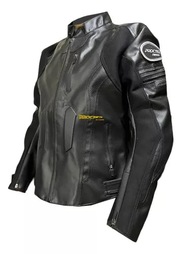 Chaqueta De Protecciones Removibles Cuero Tex - Velocity Savage