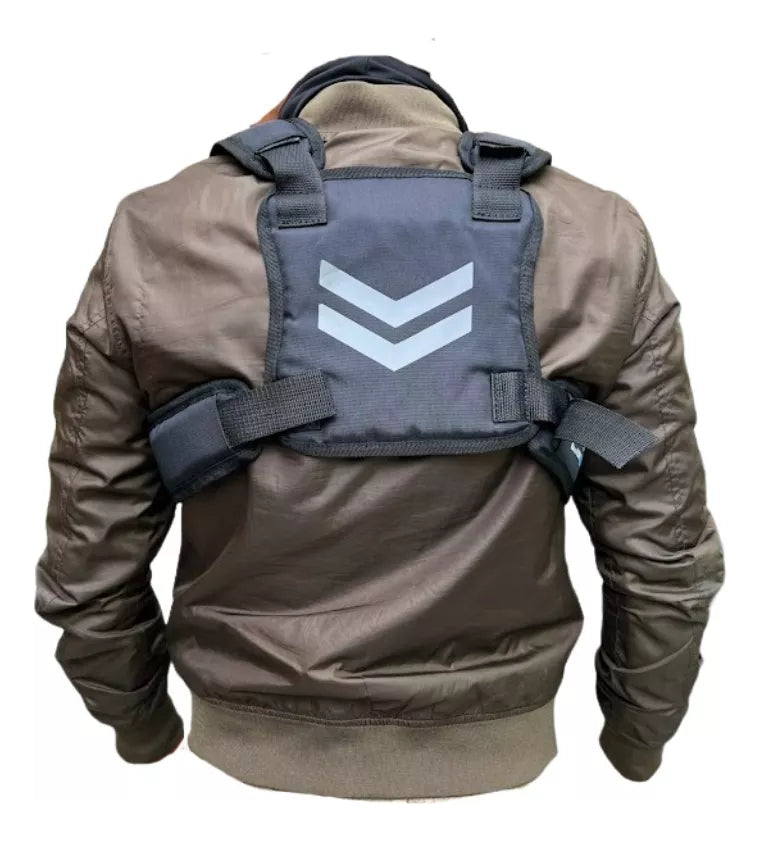 Pechera Moto Cangurera Porta Celular Multiusos - Precio - Envio gratis