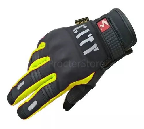 Guantes City Táctiles Térmicos Con Reflectivo Moto Bici - Velocity Savage