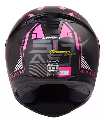 Casco Shaft 3910 Dv Doble Visor Abatible Certificado - Velocity Savage