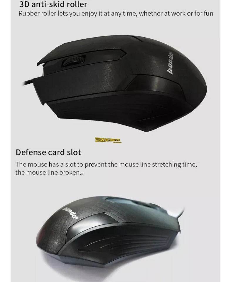 Mouse Banda Mw600 Alámbrico Color Negro