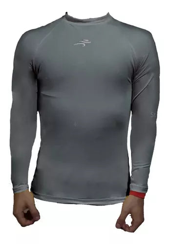 Buzo Deportivo Camiseta Larga Slim Fit Gym Lycra Fria Uv