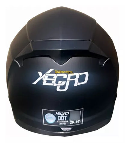 Casco Xecuro Certificado Doble Visor Transparente - Velocity Savage