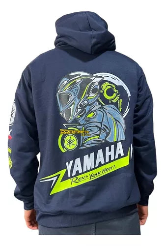 Buzo Hoodie Motero Buzo Con Capota Ktm Pulsar Honda - Velocity Savage