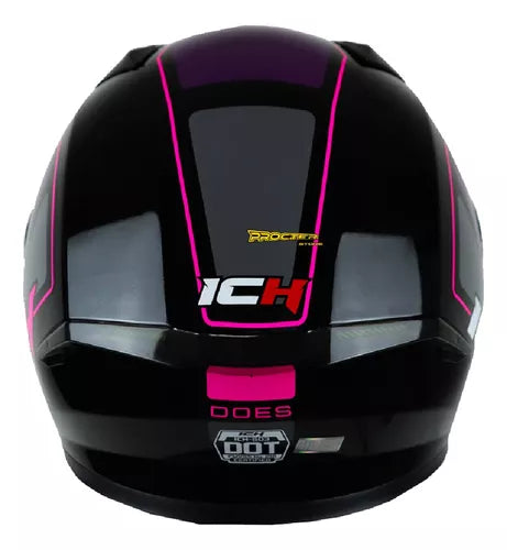 Casco Ich Integral 503 Sp Certificado Negro Mate - Velocity Savage