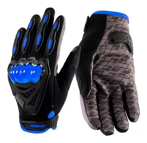 Guantes Moto Proteccion Nudillos Y Palma Forro Suave - Velocity Savage