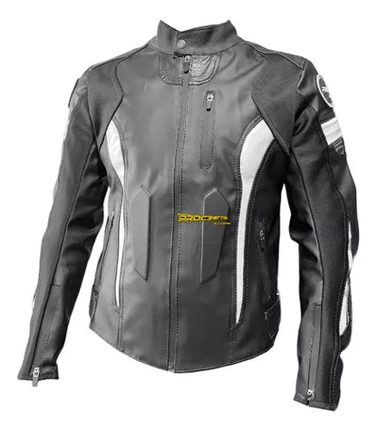 Chaqueta De Protecciones Removibles Cuero Tex Moto - Velocity Savage