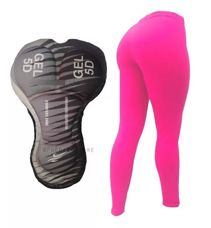 Lycra Para Mujer Larga Con Badana Pantalon Ciclismo Dama - Velocity Savage