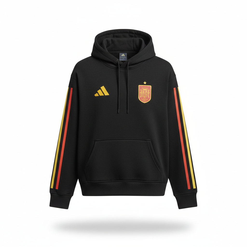 Hoodie Selección España Hoodie_Seleccion_Espa_a_Negro | Velocity Savage - Ropa Deportiva de Fútbol en Colombia
