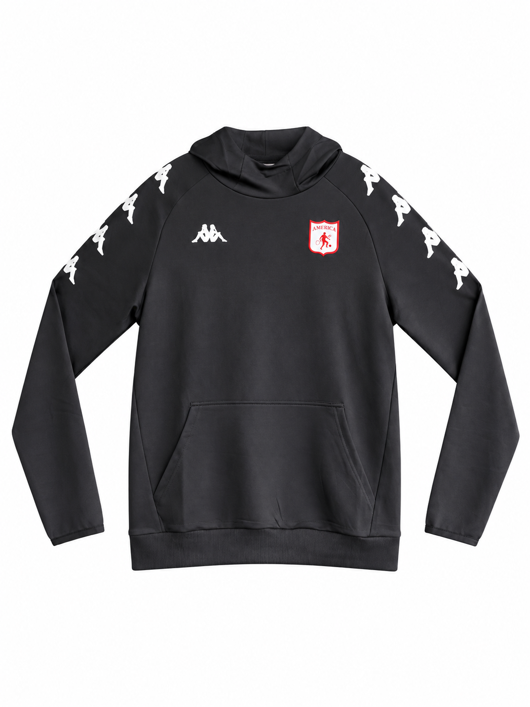 hoodie negro del América de Cali para estilo urbano y fútbol colombiano