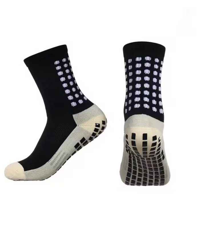 Medias Fútbol Antideslizantes Negras