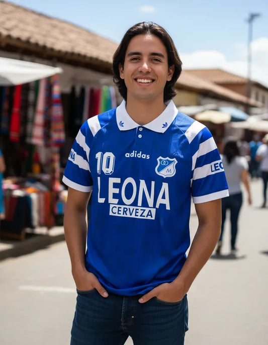 Camiseta Retro Leona Millonarios FC Envío Incluido