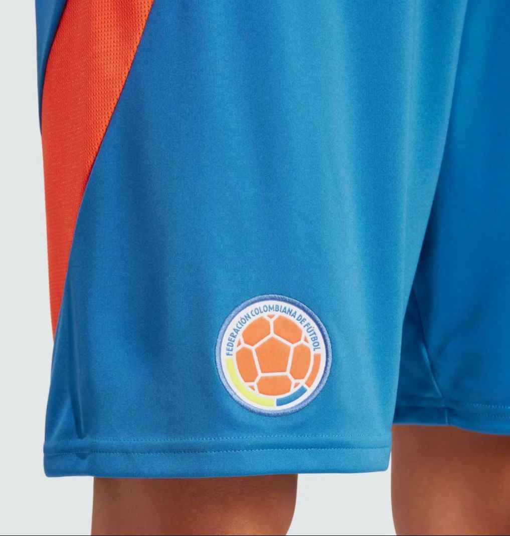 Pantaloneta Selección Colombia Azul