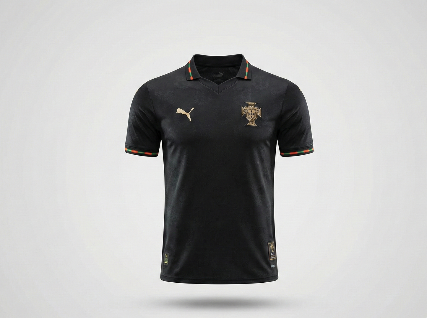 Camiseta Portugal Pantera Negra Lisa (sin estampado)