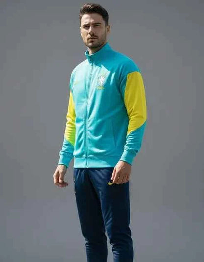 Sudadera Brasil Celeste