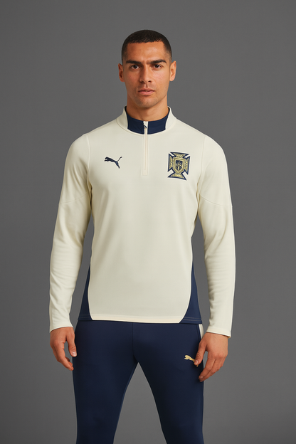 Sudadera Puma Portugal 2026 Crema