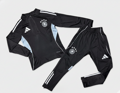 Sudadera Alemania Niños Negro