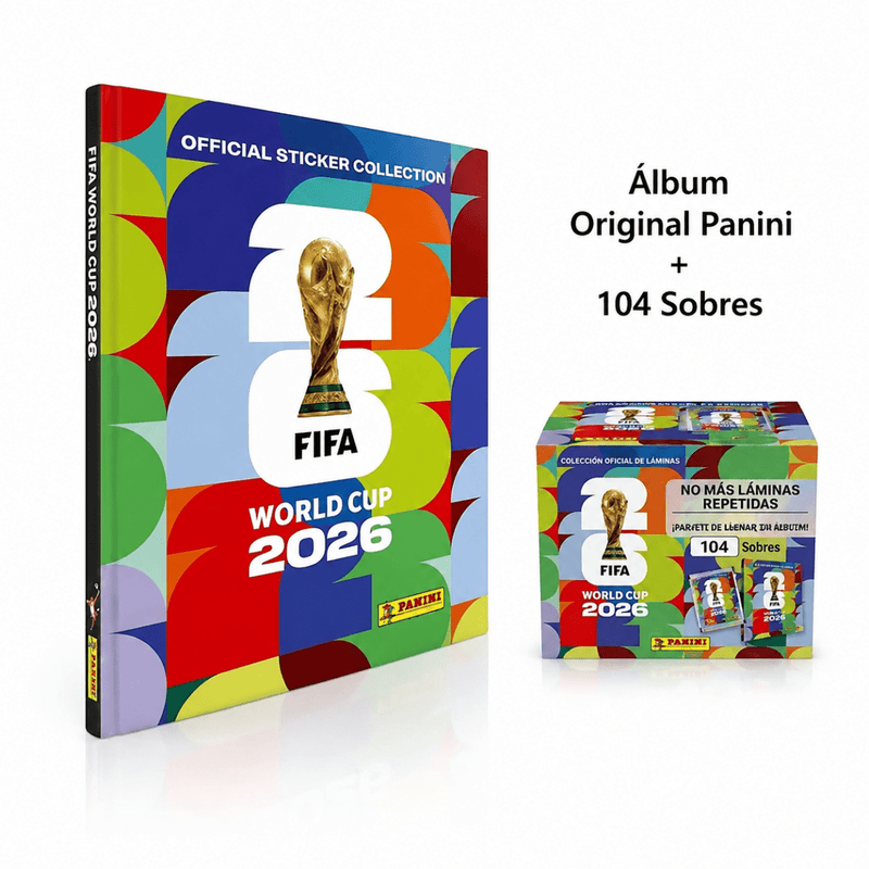 Album Panini Original + Caja de Laminas Mundial 2026