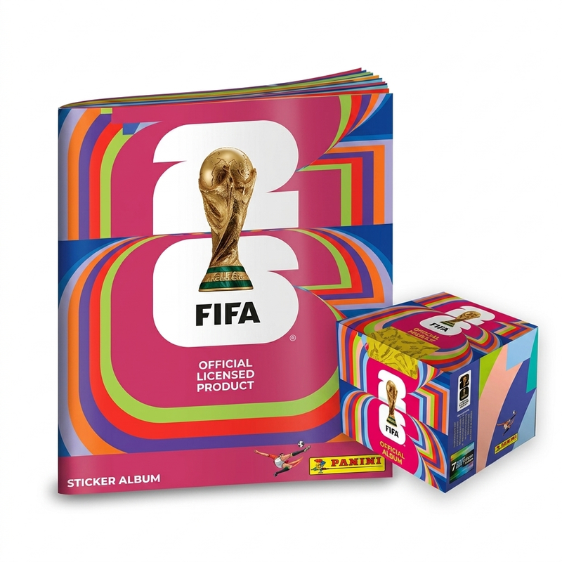 Album Pasta Dura + Caja de Laminas Mundial 2026